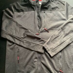 Orvis Men's Charcoal and Black Lightweight Jacket size Large
